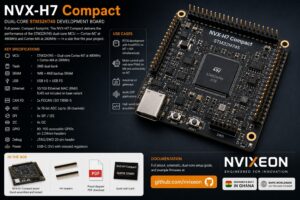 NVX-H7 Compact — STM32H745 Dual-Core Board